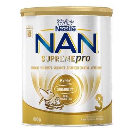 Formula de lapte praf Nan 3 Supreme Pro, 12 luni+, 800 g, Nestle 776790