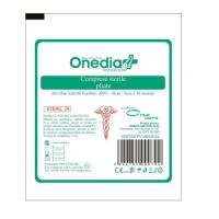 Comprese sterile pliate, 10x8 cm, 48 straturi, One Med
