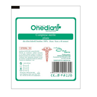 Comprese sterile pliate, 10x8 cm, 48 straturi, One Med