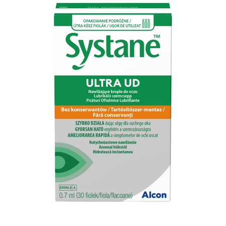 Picaturi oftalmice lubrifiante Systane Ultra UD, 30 unidoze x 0.7 ml, Alcon