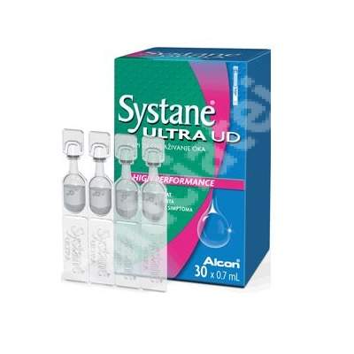 Picaturi oftalmice lubrifiante Systane Ultra UD 0.7 ml, 30 unidoze, Alcon