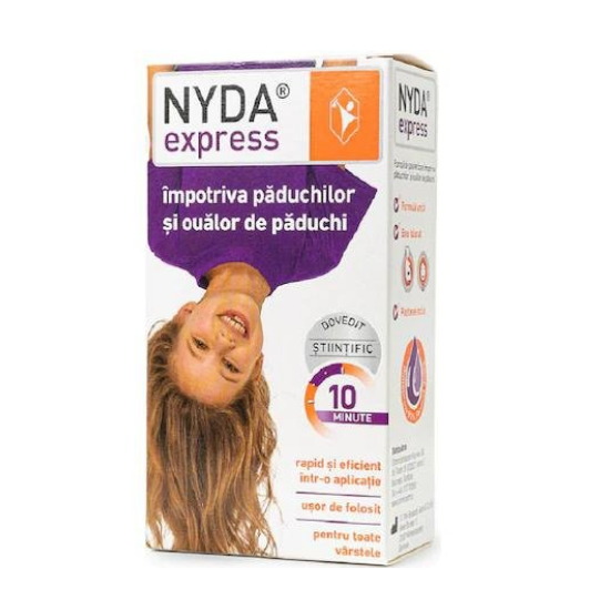 Solutie impotriva paduchilor si oualor de paduchi, 50 ml, Nyda