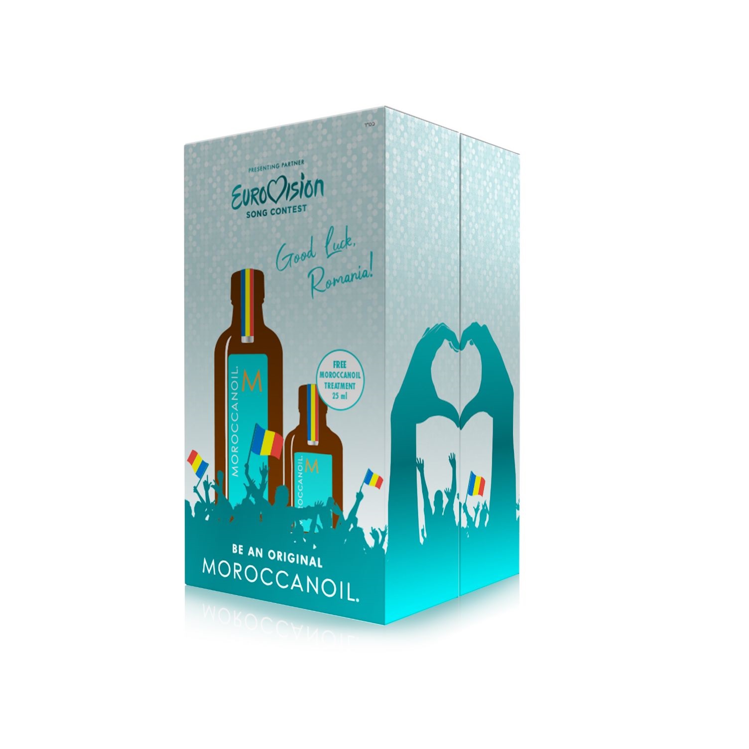 Set Ulei Tratament Eurovision Be An Original Regular, 100 ml + 25 ml, Moroccanoil