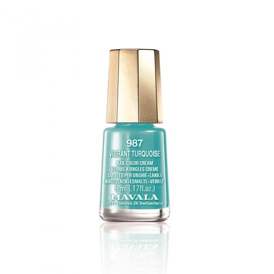 Lac de unghii Vibrant Turquoise, 5 ml, Mavala      