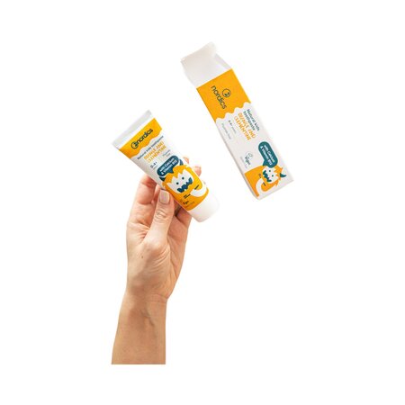 Pasta de dinti naturala pentru copii cu portocale si clementine, 50 ml, Nordics 819187