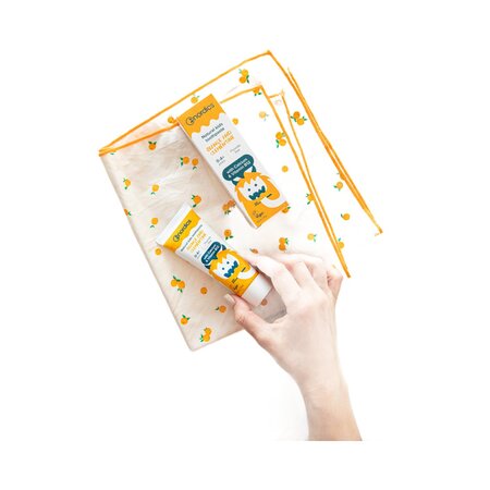 Pasta de dinti naturala pentru copii cu portocale si clementine, 50 ml, Nordics 819193