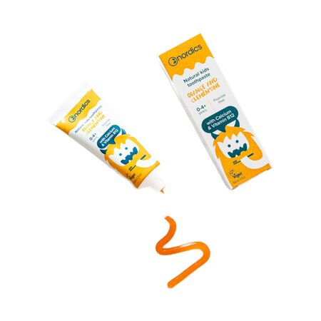 Pasta de dinti naturala pentru copii cu portocale si clementine, 50 ml, Nordics 819196