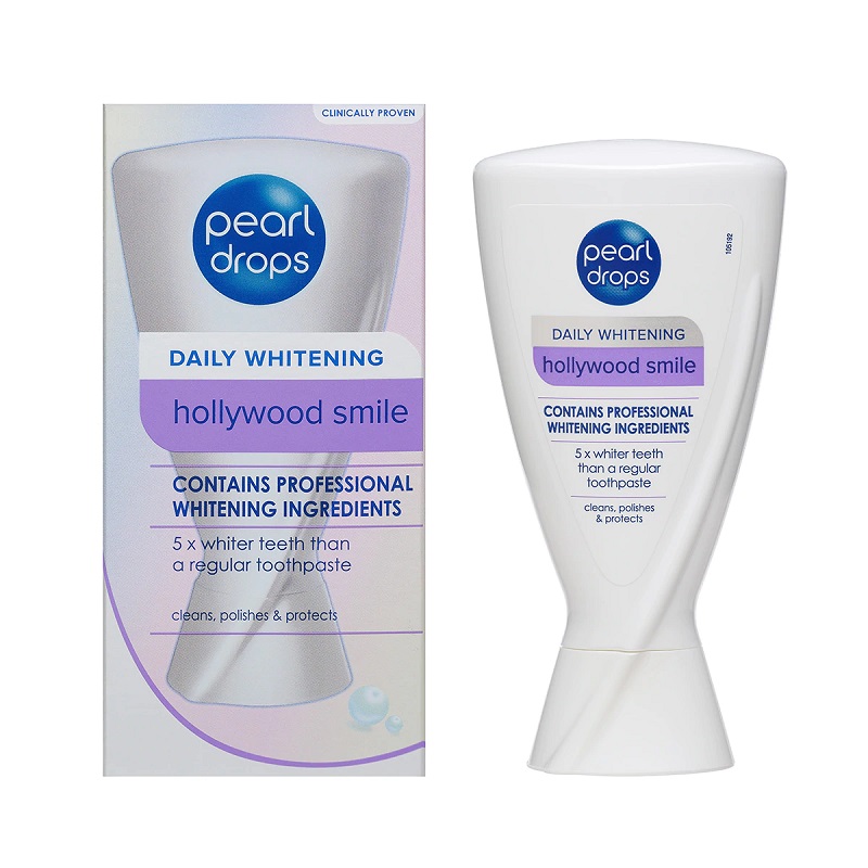 Pasta de dinti Hollywood Smile, 50 ml,  Pearl Drops