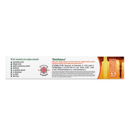 Pasta de dinti GennaDent, India Fresh, 80 ml, Vivanatura 765398