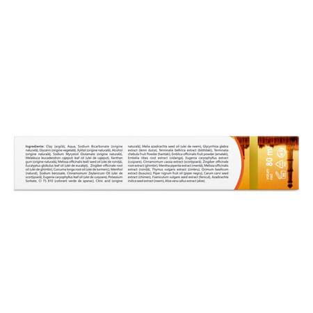 Pasta de dinti GennaDent, India Fresh, 80 ml, Vivanatura 765397