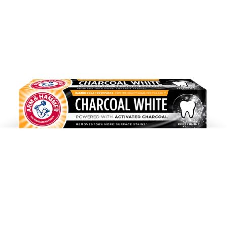 Pasta de dinti charcoal white