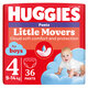 Scutece Pants Little Movers, Nr. 4, 9-14 kg, Boys, 36 bucati, Huggies 801296