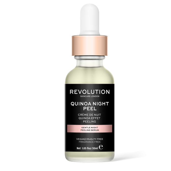 Ser Exfoliant bland de noapte cu Quinoa, 30 ml, Revolution Skincare