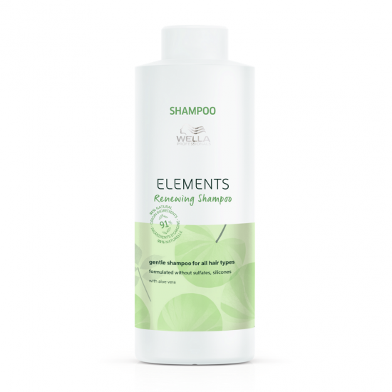 Sampon delicat pentru toate tipurile de par Elements Renew, 1000 ml, Wella Professionals