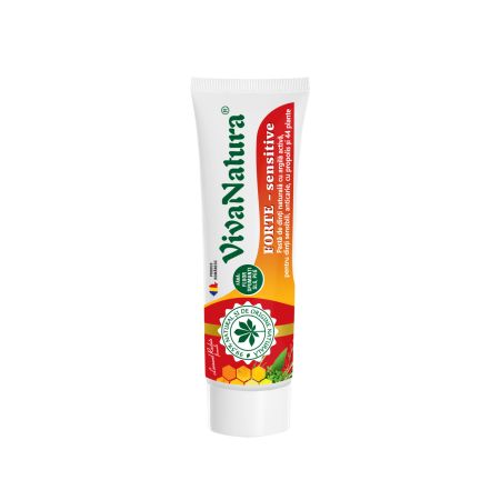 Pasta de dinti cu argila si propolis GennaDent Forte, 50 ml, Vivanatura