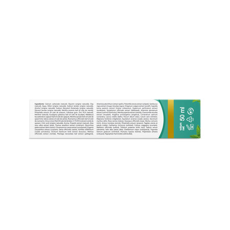 Pasta de dinti GennaDent Menthol, 50 ml, Vivanatura 765198