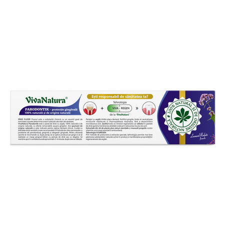 Pasta de dinti GennaDent Parodontik, 80 ml, Vivanatura 765365