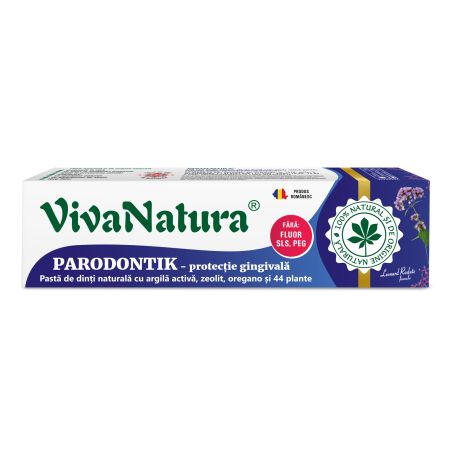 Pasta de dinti GennaDent Parodontik, 80 ml, Vivanatura