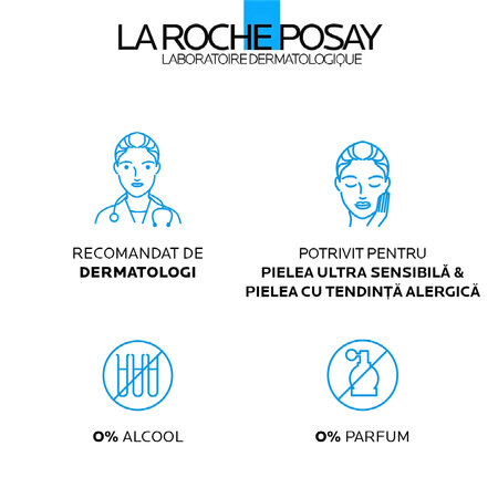 Fluid hidratant, calmant si reparator pentru ten alergic sau reactiv Toleriane Dermallergo, 40 ml, La Roche-Posay 559535