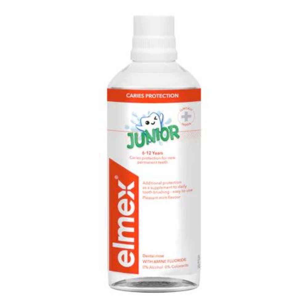 Apa de gura Junior, 6-12 ani, 400 ml, Elmex