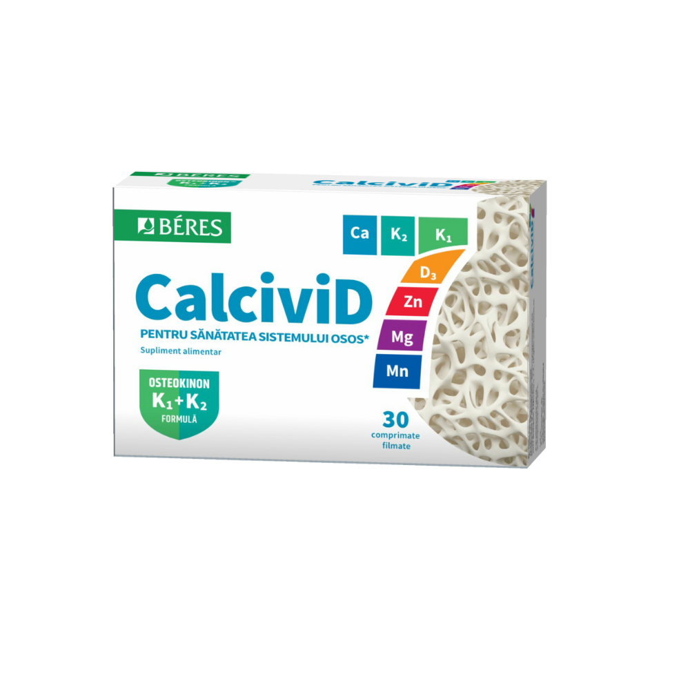 Calcivid, 30 comprimate filmate, Beres