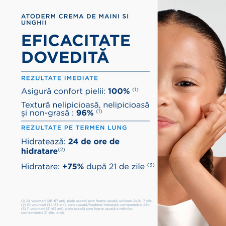 Crema de maini si unghii Atoderm, 50 ml, Bioderma 818175