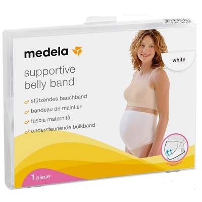 Centura abdominala elastica de sustinere pentru perioada prenatala, marimea S, Medela