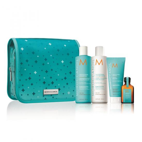 Oferta Pachet pentru parul indisciplinat Holiday Smoothing, Moroccanoil