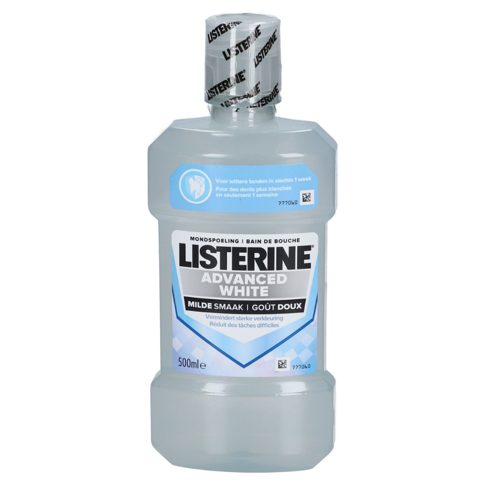 Apa de gura Advanced White, 500 ml, Listerine