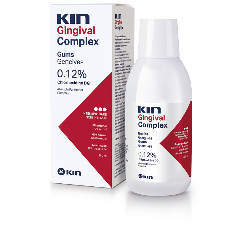 Apa de gura cu clorhexidina Kin Gingival, 250 ml, Laboratorios Kin