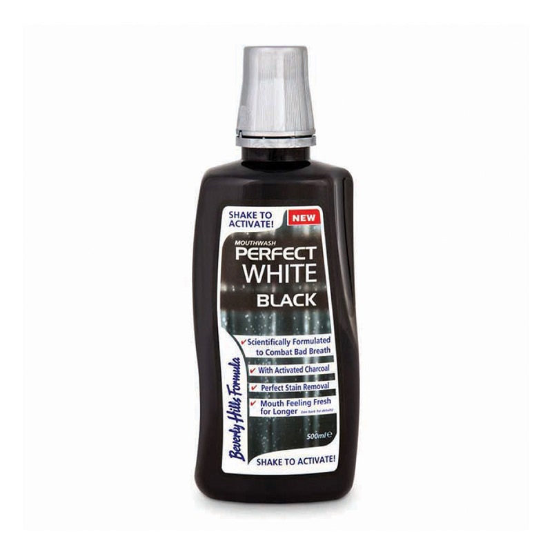 Apa de gura perfect white black, 500 ml, Beverly Hills