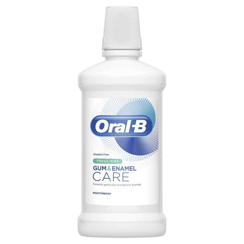 Apa de gura Gum & Enamel Fresh Mint, 500 ml, Oral B