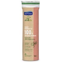 Dischete demachiante din bumbac Eco Life, 100 buc, Septona