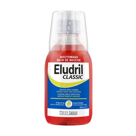 Apa de gura antibacteriana si calmanta, 200 ml, Eludril