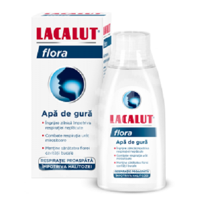 Apa de gura antiplaca, 300ml, Lacalut 