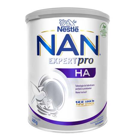 Formula de lapte praf Nan Expertpro HA, +0 luni, 400 g, Nestle 712181
