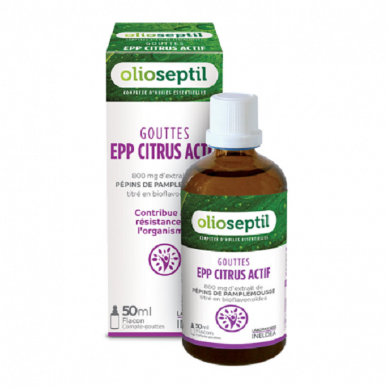 Olioseptil EPP Citrus Actif, 50 ml, Laboratoires Ineldea