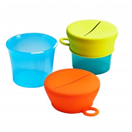 Set caserole cu capace de silicon