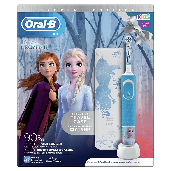 Periuta de dinti electrica pentru copii, Frozen, Oral B