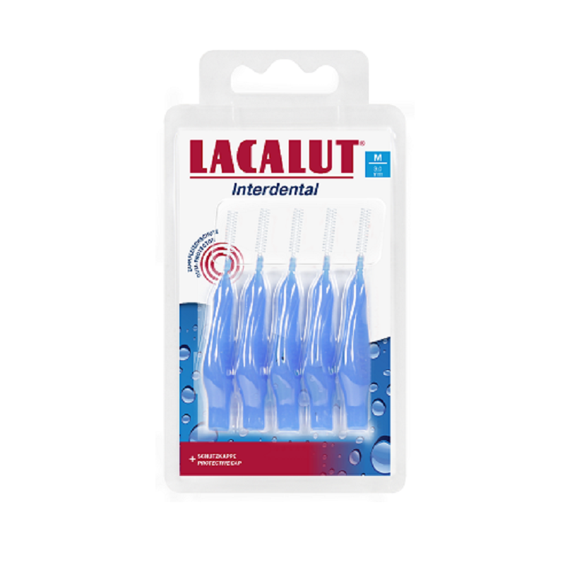 Periute interdentare M 3.00 mm Interdental, 5 bucati, Lacalut