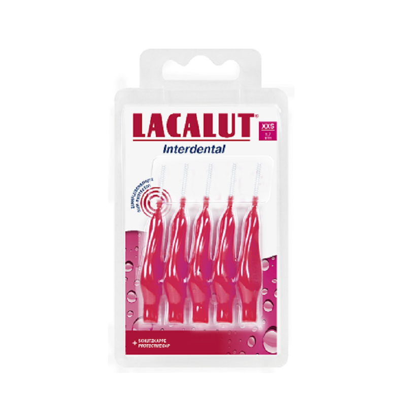 Periute interdentare XXS 1.7 mm Interdental, 5 bucati, Lacalut