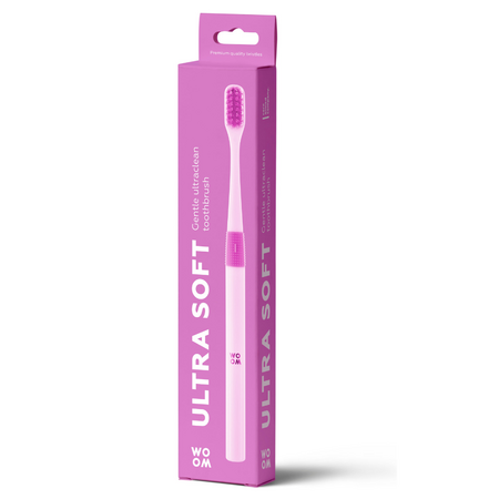 Periuta de dinti Ultra Soft Pink, Woom