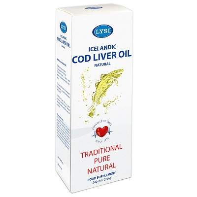 Ulei de ficat de cod, 240 ml, Lysi