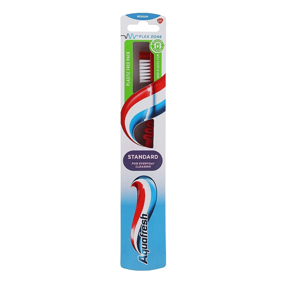 Periuta de dinti Standard, Medium, Div culori, Aquafresh