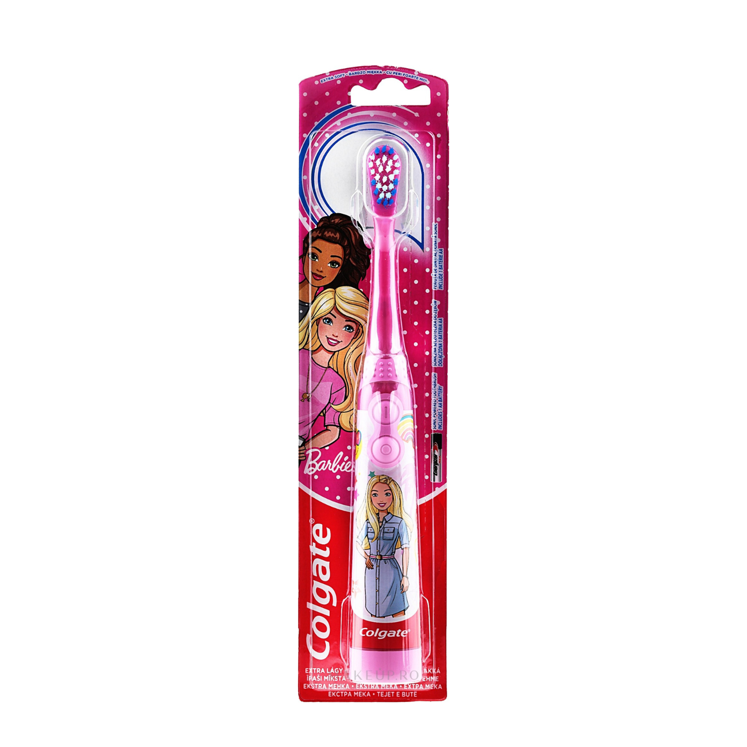 Periuta de dinti electrica Barbie, Colgate