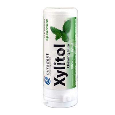 Guma de mestecat cu Spearmint si Xylitol, 30g, Miradent