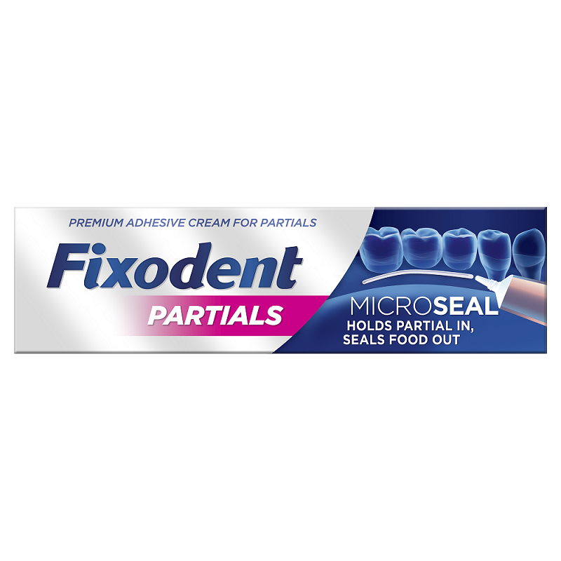 Crema adeziva pentru proteza dentara fara zinc Fixodent Plus Partials, 40 g, P&G