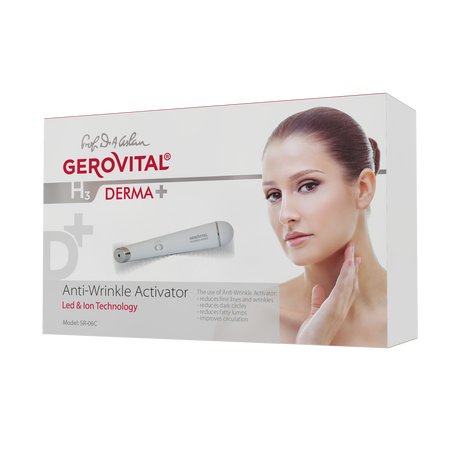 Aparat de masaj cu Activator Antirid Gerovital H3 Derma+