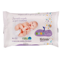 Servetele umede cu apa micelara biodegradabile Baby Care, 40 buc, Klintensiv