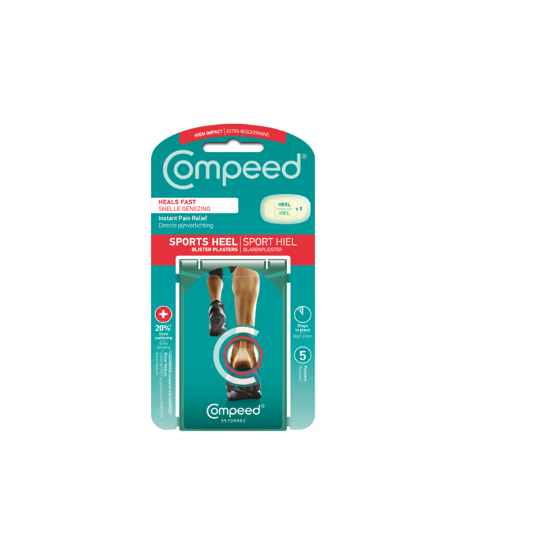 Plasturi sport pentru basici, 5 buc, Compeed